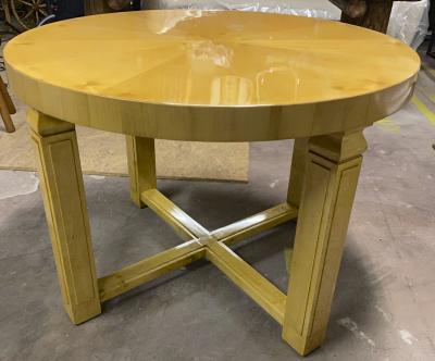 Andr Arbus Andre Arbus stunning Neo classic sycamore central table sunburst top