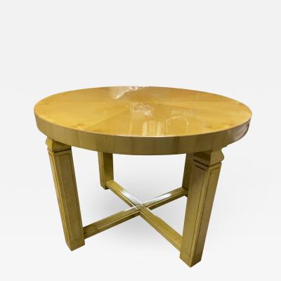 Andr Arbus Andre Arbus stunning Neo classic sycamore central table sunburst top