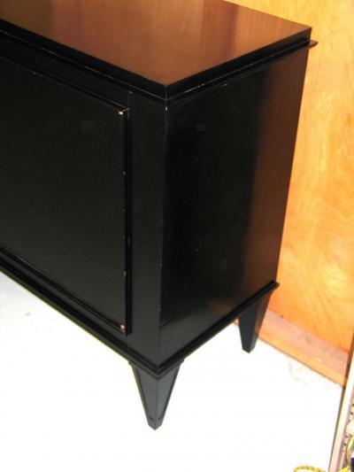Andr Arbus Ebonized Sideboard by Andre Arbus