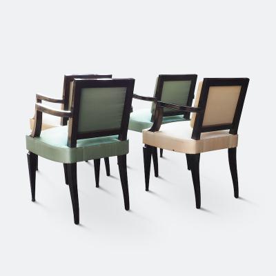 Andr Arbus Fine Set of Four Chairs Attributed to Andr Arbus
