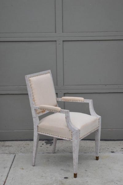 Andr Arbus French 1940s Armchair in the Style of Andre Arbus