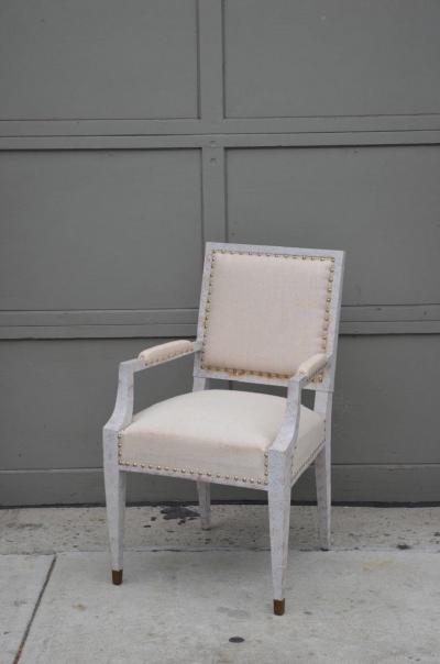 Andr Arbus French 1940s Armchair in the Style of Andre Arbus