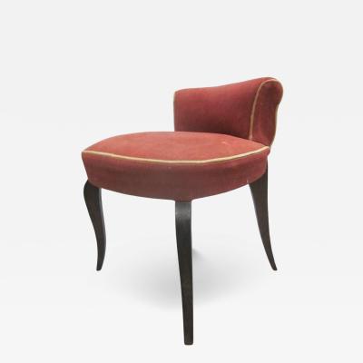 Andr Arbus French Art Deco Modern Neoclassical Vanity Chair Attributed Andr Arbus 1930
