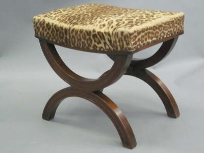 Andr Arbus French Modern Neoclassical Bench or Stool in the Manner of Andre Arbus