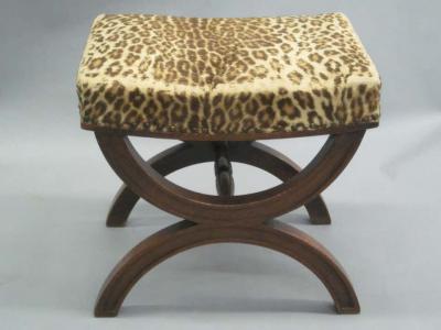 Andr Arbus French Modern Neoclassical Bench or Stool in the Manner of Andre Arbus