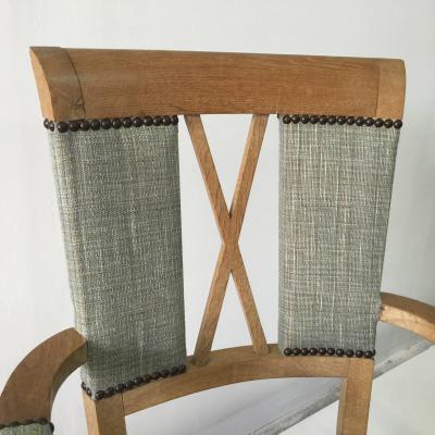 Andr Arbus French Oak Art Deco Pair of Armchairs Manner of Andr Arbus 