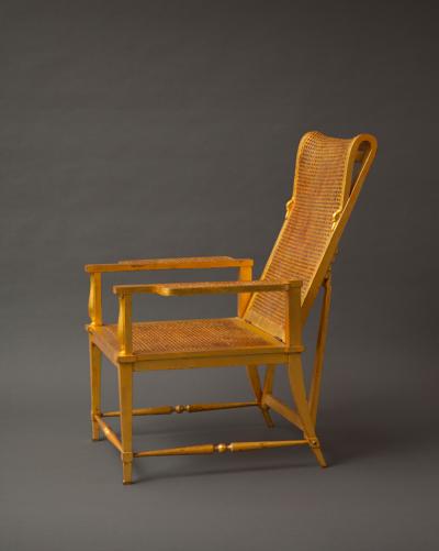 Andr Arbus Gilt Wood Armchair