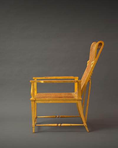Andr Arbus Gilt Wood Armchair