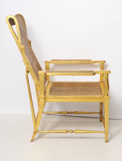 Andr Arbus Gilt Wood Armchair