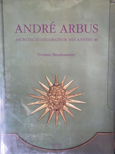 Andr Arbus LOW ART DECO ARMCHAIR IN CHERRY WOOD BY ANDR ARBUS