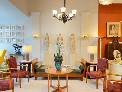 Andr Arbus Mid Century Sycamore Wood Coffee Table by Andr Arbus