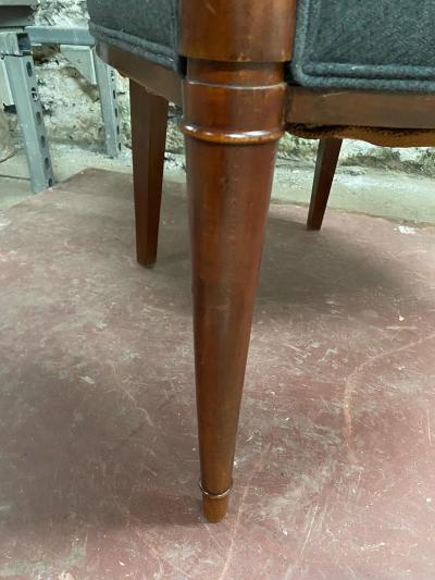 Andr Arbus OFFICE CHAIR IN CHERRY WOOD ART DECO PERIOD BY ANDR ARBUS