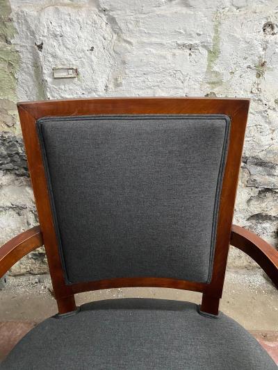 Andr Arbus OFFICE CHAIR IN CHERRY WOOD ART DECO PERIOD BY ANDR ARBUS