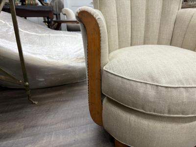 Andr Arbus Pair Of French Art Deco Bergeres