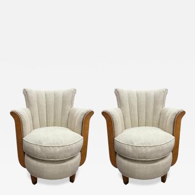 Andr Arbus Pair Of French Art Deco Bergeres