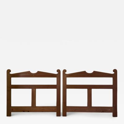 Andr Arbus Pair of Headboards attributed to Andre Arbus