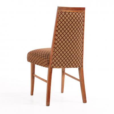 Andr Arbus Set of Ten Upholstered Dining Side Chairs in the Manner of Andr Arbus C 1950 