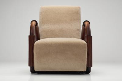 Andr Arbus Wooden Armchair in the manner of Andr Arbus Europe First half of the 20th C