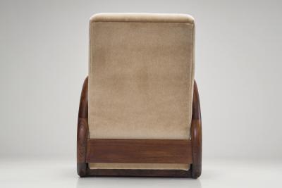 Andr Arbus Wooden Armchair in the manner of Andr Arbus Europe First half of the 20th C