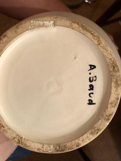 Andr Baud Ceramic Jug Vallauris France 1960s