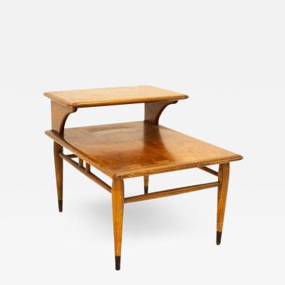 Andr Bus Andre Bus for Lane Acclaim Mid Century Walnut Dovetail Step Side End Table