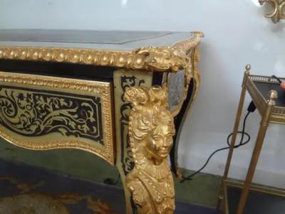 Andr Charles Boulle 19th Century French Louis XV Style Boulle Bureau Plat