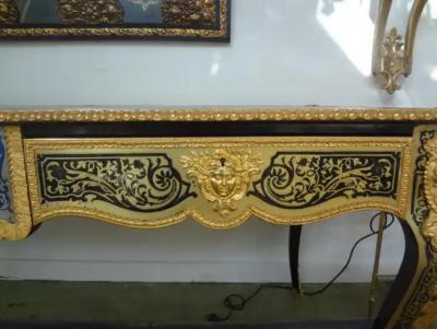 Andr Charles Boulle 19th Century French Louis XV Style Boulle Bureau Plat