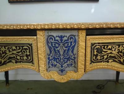 Andr Charles Boulle 19th Century French Louis XV Style Boulle Bureau Plat