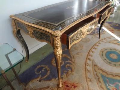Andr Charles Boulle 19th Century French Louis XV Style Boulle Bureau Plat