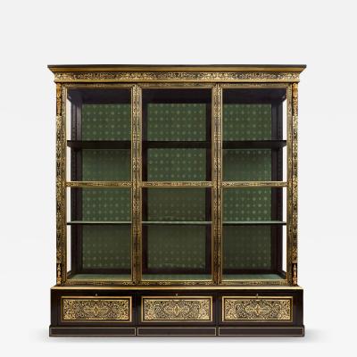 Andr Charles Boulle Large French Ormolu Mounted Boulle Vitrine
