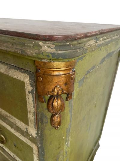 Andr Debono Louis XVI Style Commode Christelle Green Patina Gilt Bronze