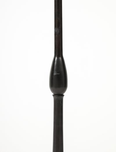 Andr Dubreuil 1990s Bronze and Daum glass floor lamp by Andr Dubreuil
