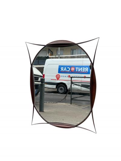 Andr Dubreuil 1990s One of kind wall mirror by Andr Dubreuil