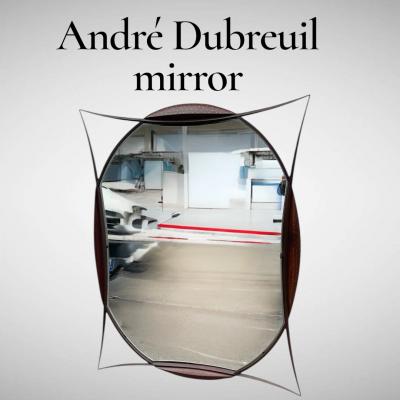Andr Dubreuil 1990s One of kind wall mirror by Andr Dubreuil
