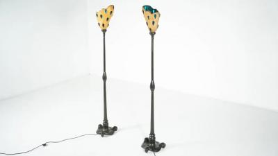 Andr Dubreuil Pair of Lacrima Floor Lamps by Andr Dubreuil France 1991