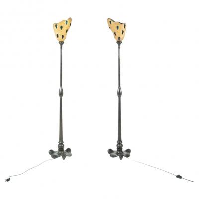 Andr Dubreuil Pair of Lacrima Floor Lamps by Andr Dubreuil France 1991