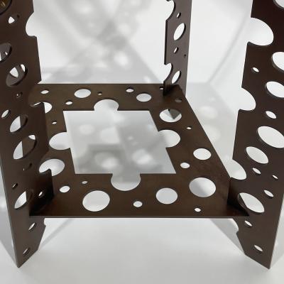 Andr Dubreuil UNIQUE PAIR OF GRUYERE TABLES