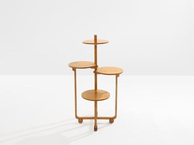 Andr Groult Andr Groult four tiered table maple and beech wood circa 1920