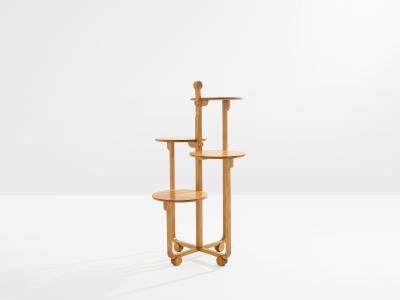 Andr Groult Andr Groult four tiered table maple and beech wood circa 1920