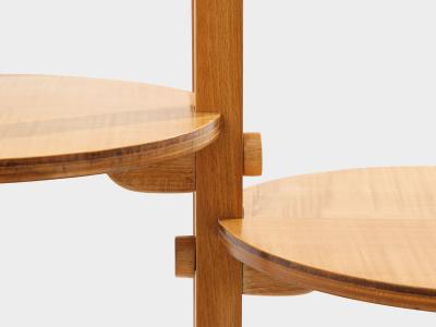 Andr Groult Andr Groult four tiered table maple and beech wood circa 1920