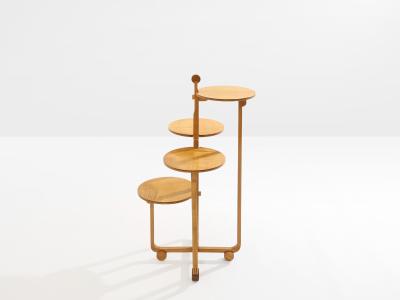 Andr Groult Andr Groult four tiered table maple and beech wood circa 1920