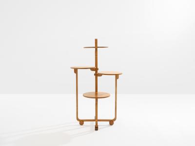 Andr Groult Andr Groult four tiered table maple and beech wood circa 1920
