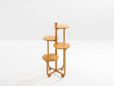 Andr Groult Andr Groult four tiered table maple and beech wood circa 1920