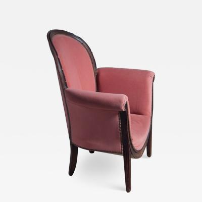 Andr Groult Andre Groult Early Art Deco Single Club Chair