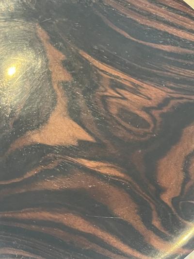 Andr Groult MODERNIST ART DECO MACASSAR AND BONE PEG LEG COMPOTE