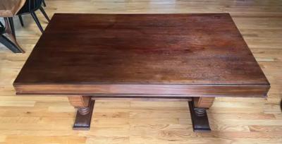 Andr Groult Rare French Art Deco Writing Table Desk in Teak c 1925 style of Andre Groult