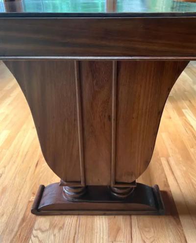 Andr Groult Rare French Art Deco Writing Table Desk in Teak c 1925 style of Andre Groult