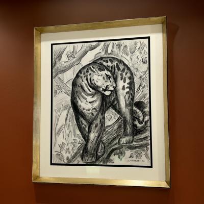 Andr Margat Art Deco Jaguar