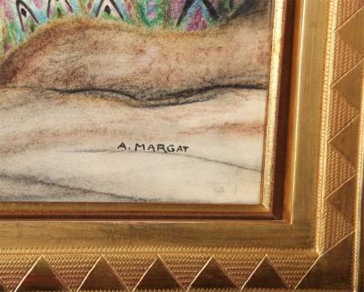 Andr Margat Art Deco Painting by Andre Margat