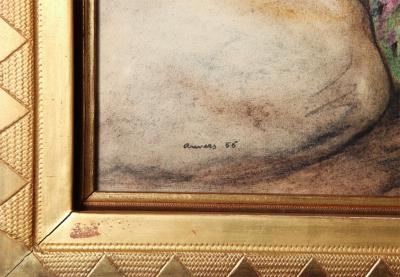 Andr Margat Art Deco Painting by Andre Margat